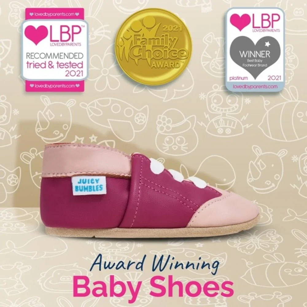 Juicy‎ Bumbles Soft Leather Baby Girl Shoes Size 2
